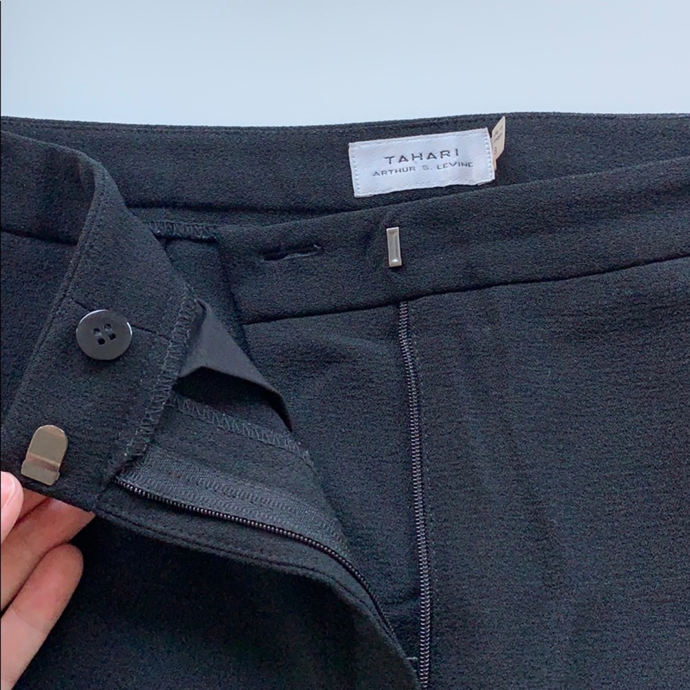 Tahari Wide Leg Cropped Pants - Picture 9 of 10